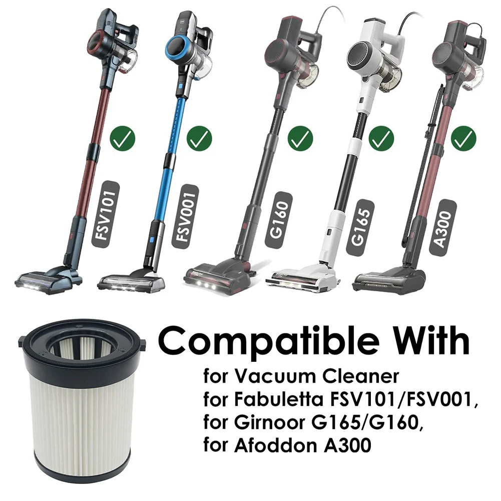 2/4pcs Filters For Girnoor G160&G165 For Afoddon A300 For Fabuletta FSV101/FSV001 Vacuum Cleaner Replaceable Parts
2/4pcs Filters For Girnoor G160&G165 For Afoddon A300 For Fabuletta FSV101/FSV001 Vacuum Cleaner Replaceable Parts