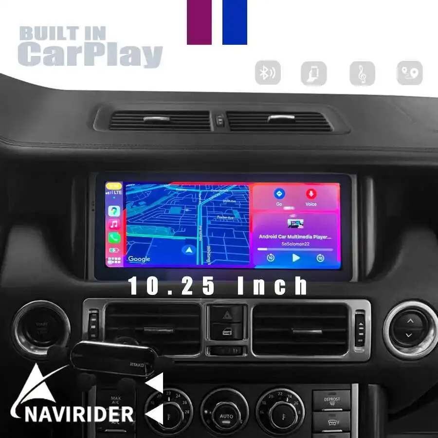Автомобильный радиоприемник 10,25 дюйма для Land Range Rover V8 L322 2010, мультимедийный видеоплеер, Android 14, стерео, GPS-навигация, стерео, авто Carplay
Автомобильный радиоприемник 10,25 дюйма для Land Range Rover V8 L322 2010, мультимедийный видеоплеер, Android 14, стерео, GPS-навигация, стерео, авто Carplay