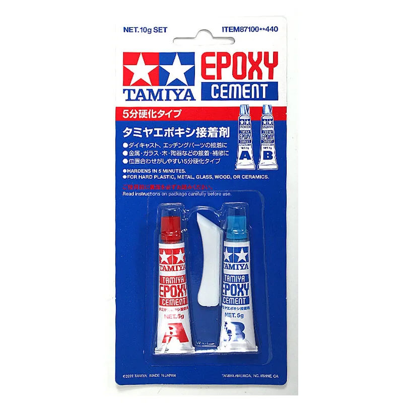 Tamiya 87100 Handicraft AB Resin Bonding Agent Adhesive Glue For DIY Military Plane Ship Tank Soldier Assmebly Model Kit
Tamiya 87100 Handicraft AB Resin Bonding Agent Adhesive Glue For DIY Military Plane Ship Tank Soldier Assmebly Model Kit