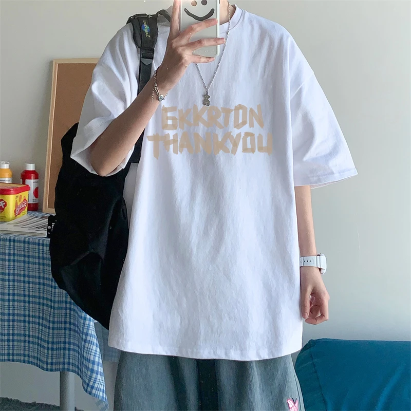Men Cotton Letter T Shirt Mens Summer Funny Oversized Tee Shirts 2XL Casual T-Shirts Half Sleeves Wear
Men Cotton Letter T Shirt Mens Summer Funny Oversized Tee Shirts 2XL Casual T-Shirts Half Sleeves Wear