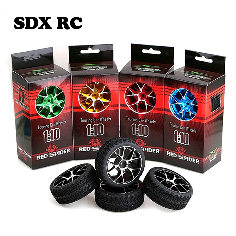 4 Pairs Metal Wheel Rim Hub Rubber Tire Tyres Universal For 1/10 RC On-road Racing Car Drifting HSP 94123 94122 FW06 TT01 TT02
4 Pairs Metal Wheel Rim Hub Rubber Tire Tyres Universal For 1/10 RC On-road Racing Car Drifting HSP 94123 94122 FW06 TT01 TT02