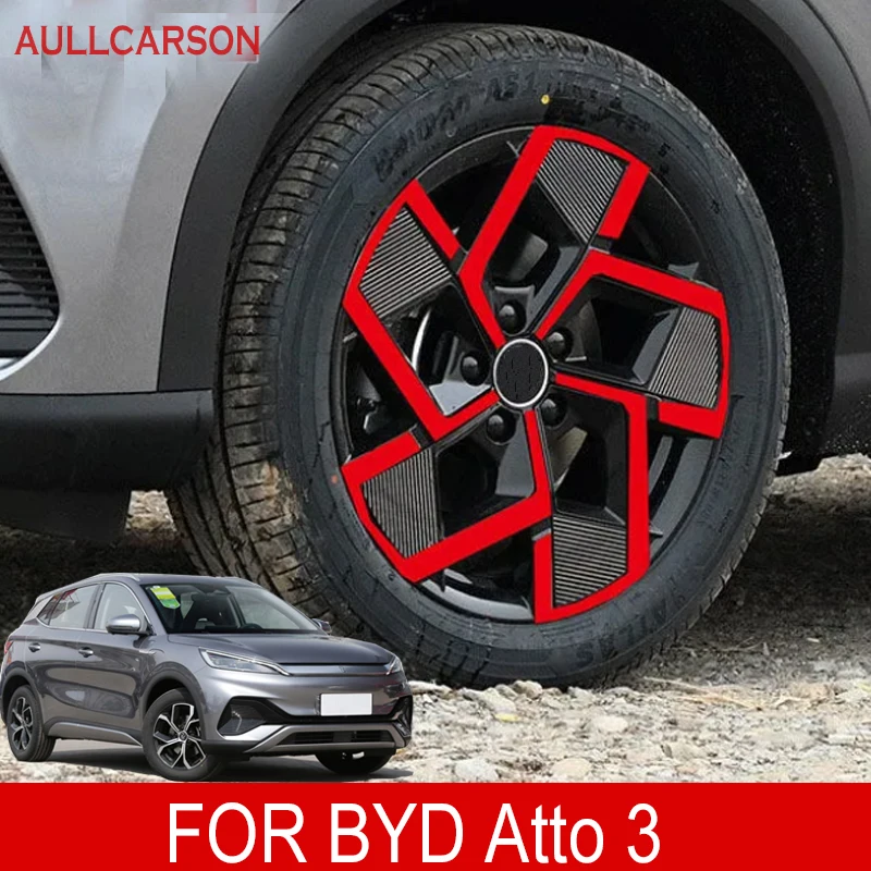 For BYD Atto 3 EV 2022 2023 4PCS Hub Wheel Sticker 18-Inch Automobile Full Cover Car Accessories
For BYD Atto 3 EV 2022 2023 4PCS Hub Wheel Sticker 18-Inch Automobile Full Cover Car Accessories