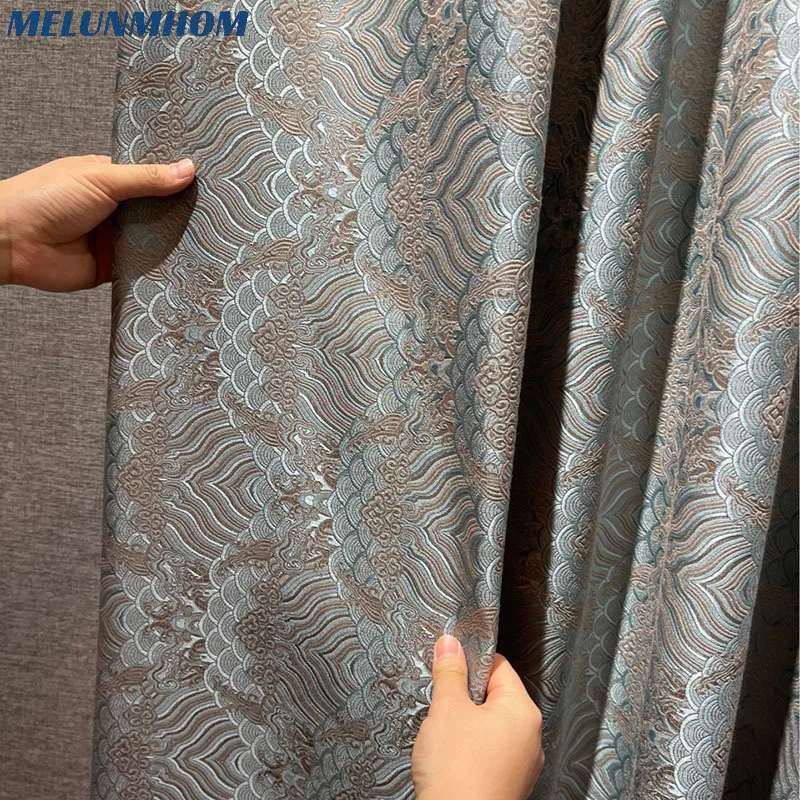 Chinese Embossed Light Luxury Gray Bronzing Jacquard Thickening Blackout Curtains for Living Room Bedroom Finished Product
Chinese Embossed Light Luxury Gray Bronzing Jacquard Thickening Blackout Curtains for Living Room Bedroom Finished Product