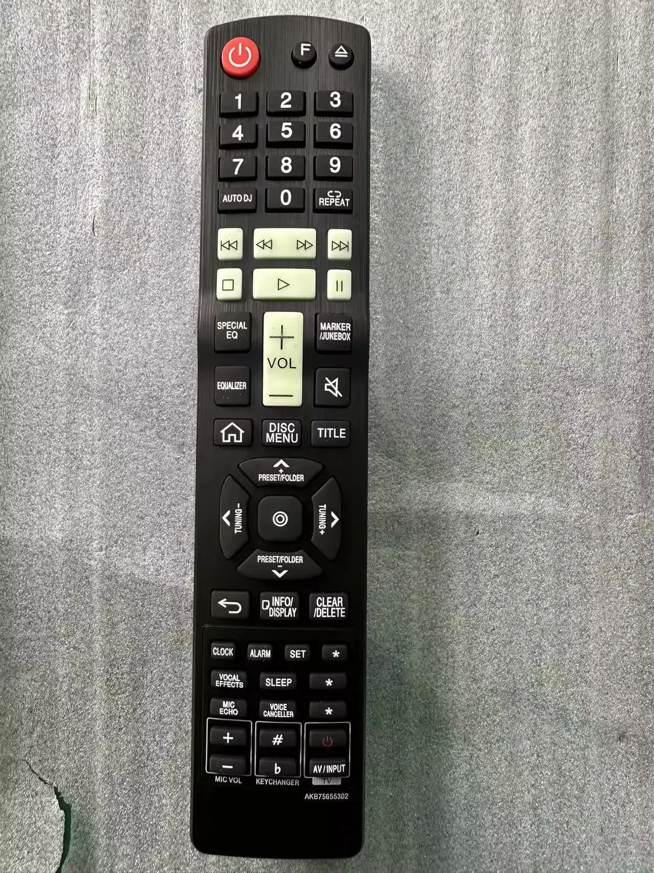 NEW New Remote Control AKB75655302 Suitable for LG OL90DK OL75DK XBOOM MINI HI-FI DVD HOME Audio System
NEW New Remote Control AKB75655302 Suitable for LG OL90DK OL75DK XBOOM MINI HI-FI DVD HOME Audio System