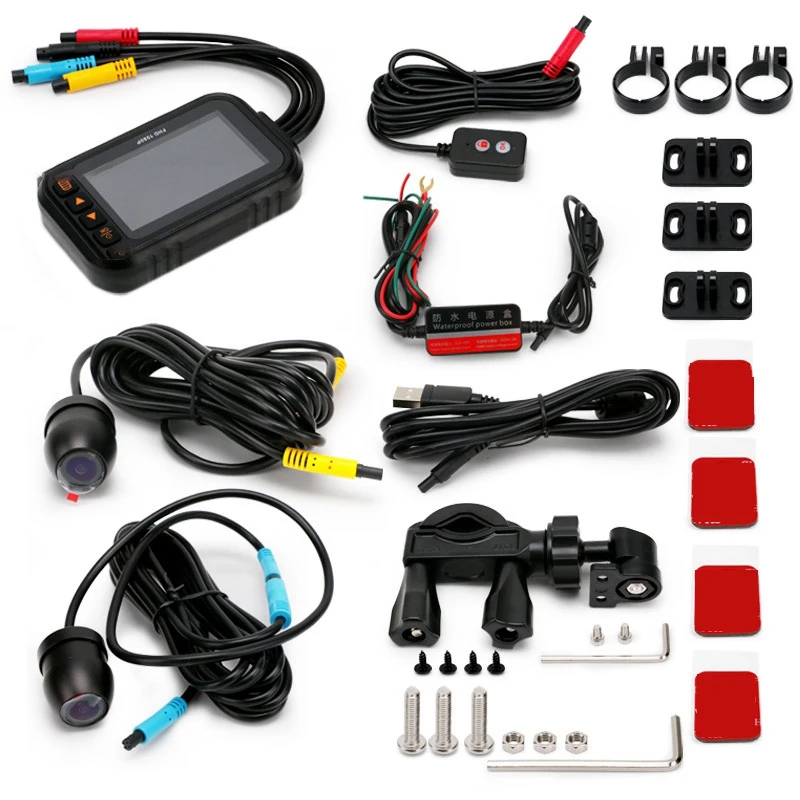 Wifi Motorcycle DVR Dash Cam 1080P Full HD Front Rear View Waterproof Motorcycle Camera GPS Logger Recorder Box
Wifi Motorcycle DVR Dash Cam 1080P Full HD Front Rear View Waterproof Motorcycle Camera GPS Logger Recorder Box