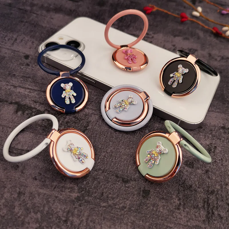 Finger Ring Holder For iPhone Samsung Metal Grip Rotation Cellphone Stand Mount Bracket Bear Double Ring Bracket Stand Phone
Finger Ring Holder For iPhone Samsung Metal Grip Rotation Cellphone Stand Mount Bracket Bear Double Ring Bracket Stand Phone