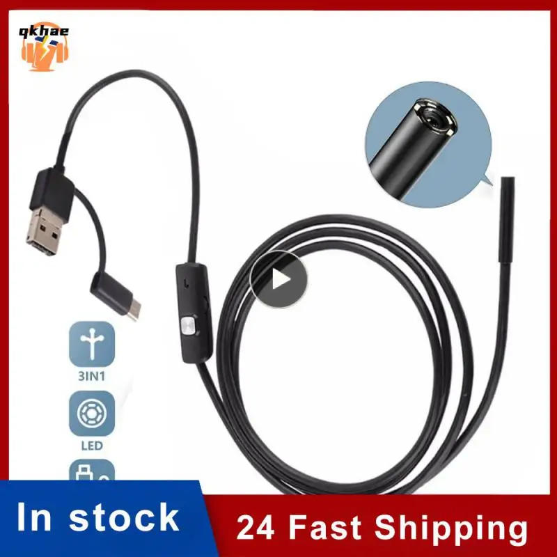 1PCS Endoscope 5.5mm Hardwired USB Android Endoscope Camera Mini Lens 3in1 TYPE-C Micro USB Waterproof Car Inspection
1PCS Endoscope 5.5mm Hardwired USB Android Endoscope Camera Mini Lens 3in1 TYPE-C Micro USB Waterproof Car Inspection
