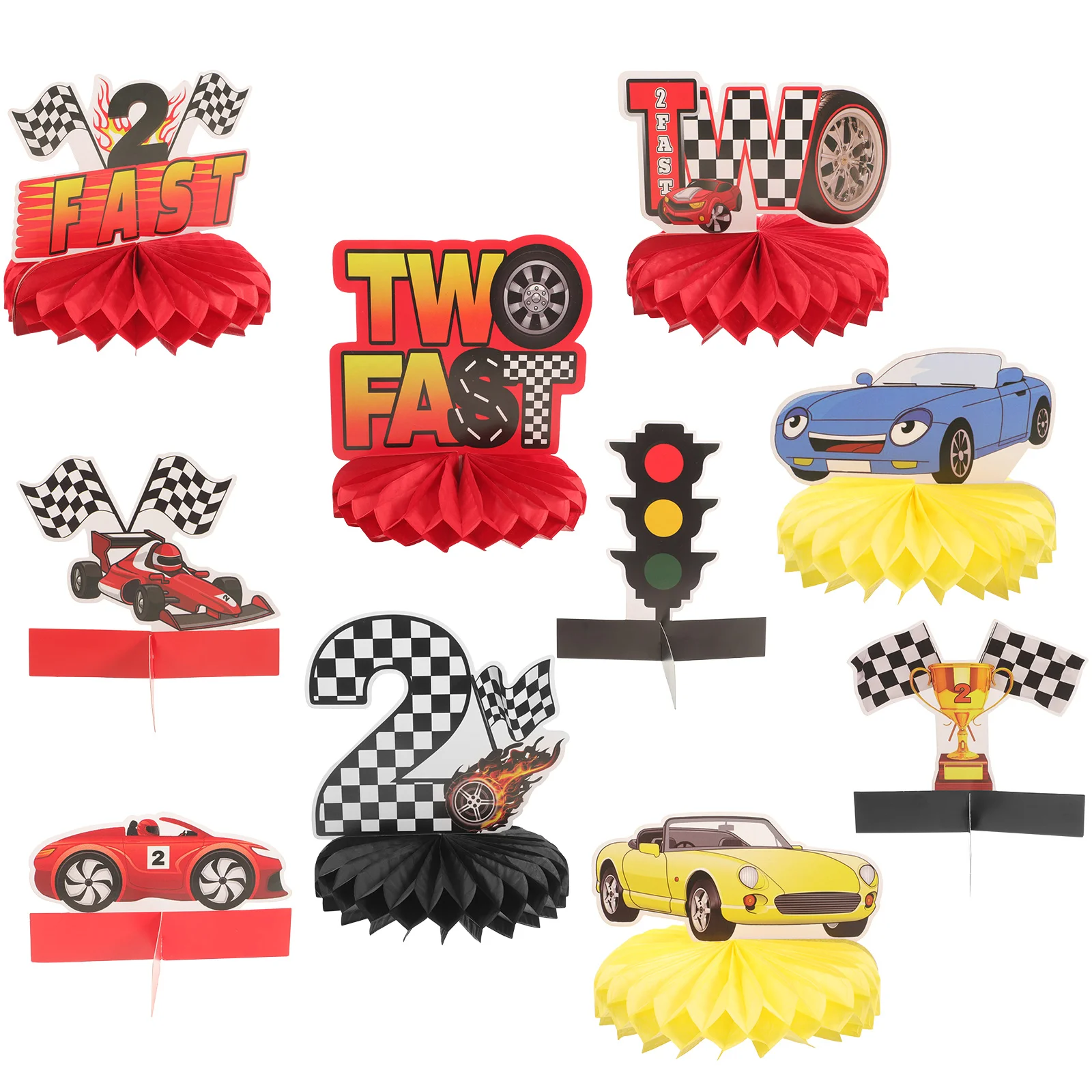 Honeycomb Centerpieces Table Decors Race Car Birthday Decorations Theme Party Racing Paper Ornament
Honeycomb Centerpieces Table Decors Race Car Birthday Decorations Theme Party Racing Paper Ornament
