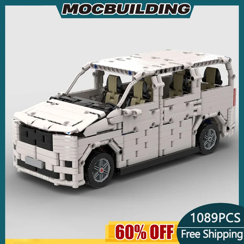 

MOC Building Blocks China Wuling Hongguang S Car God Exclusive Car DIY Assembled Model Toy