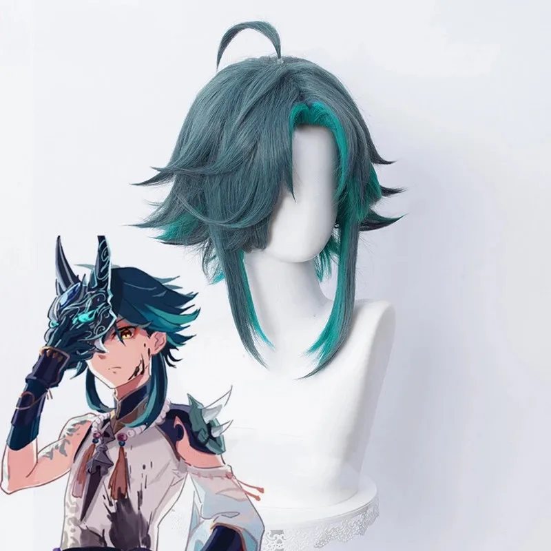 Genshin Impact Xiao Wig Cosplay Dark Green Synthetic Short Straight Heat Resistant Hair Cosplay Wig And Wig Cap
Genshin Impact Xiao Wig Cosplay Dark Green Synthetic Short Straight Heat Resistant Hair Cosplay Wig And Wig Cap