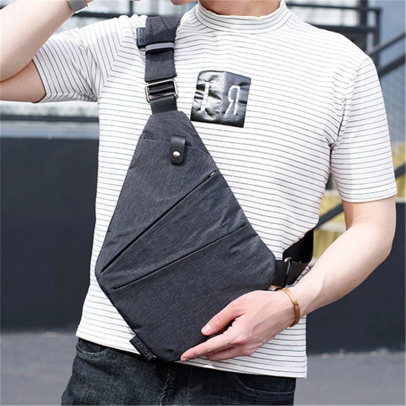 Simple Men Canvas Chest Bag Messenger Bag Crossbody Bag Black Casual Simple Single Anti Theft Shoulder Bag Fashion New Sling Bag
Simple Men Canvas Chest Bag Messenger Bag Crossbody Bag Black Casual Simple Single Anti Theft Shoulder Bag Fashion New Sling Bag