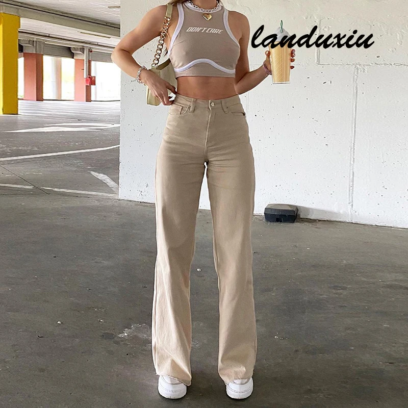 Fashion Loose Jeans For Women High Waist Stretch Wide Leg Femme Trousers Casual Comfort Denim Mom Pants landuxiu
Fashion Loose Jeans For Women High Waist Stretch Wide Leg Femme Trousers Casual Comfort Denim Mom Pants landuxiu