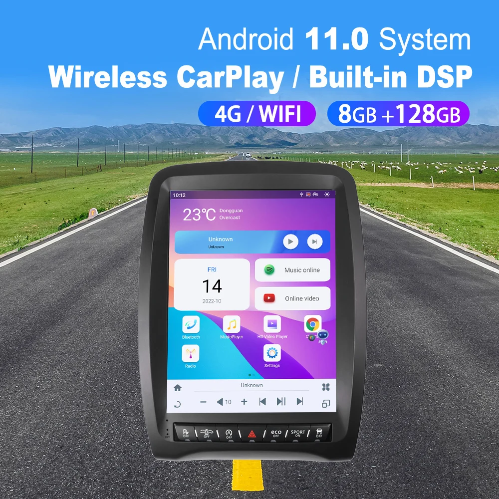 Головное устройство Tesla Style Android 11,0 8G + 128G для Dodge Durango 2011-2020, мультимедиа, большой экран 12,1 дюйма, BT, GPS, Wi-Fi, CarPlay
Головное устройство Tesla Style Android 11,0 8G + 128G для Dodge Durango 2011-2020, мультимедиа, большой экран 12,1 дюйма, BT, GPS, Wi-Fi, CarPlay