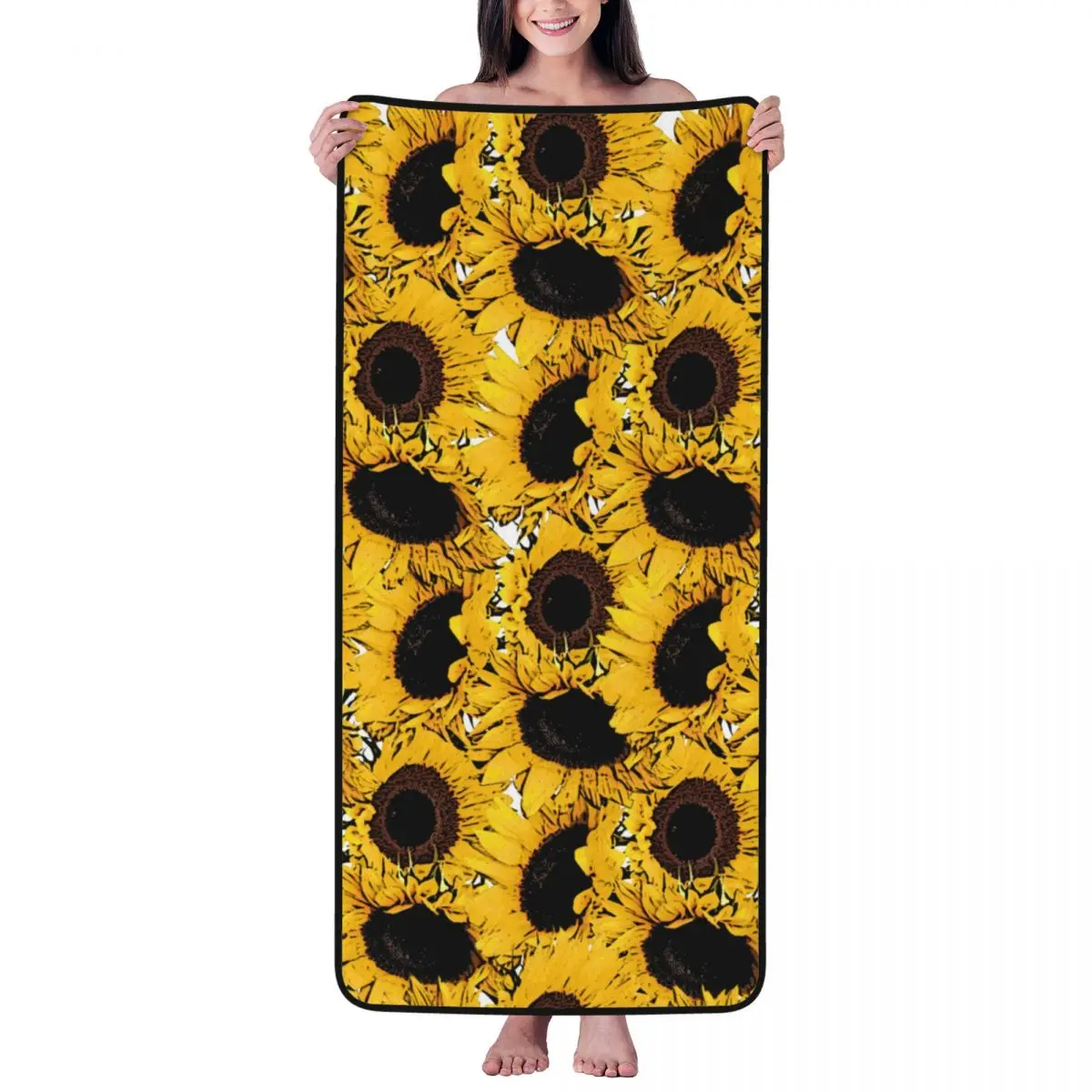 Золотое пляжное полотенце с подсолнухом для взрослых и детей, банное полотенце из микрофибры, одеяло для кемпинга, бассейна, путешествий, пляжного спортзала
Золотое пляжное полотенце с подсолнухом для взрослых и детей, банное полотенце из микрофибры, одеяло для кемпинга, бассейна, путешествий, пляжного спортзала