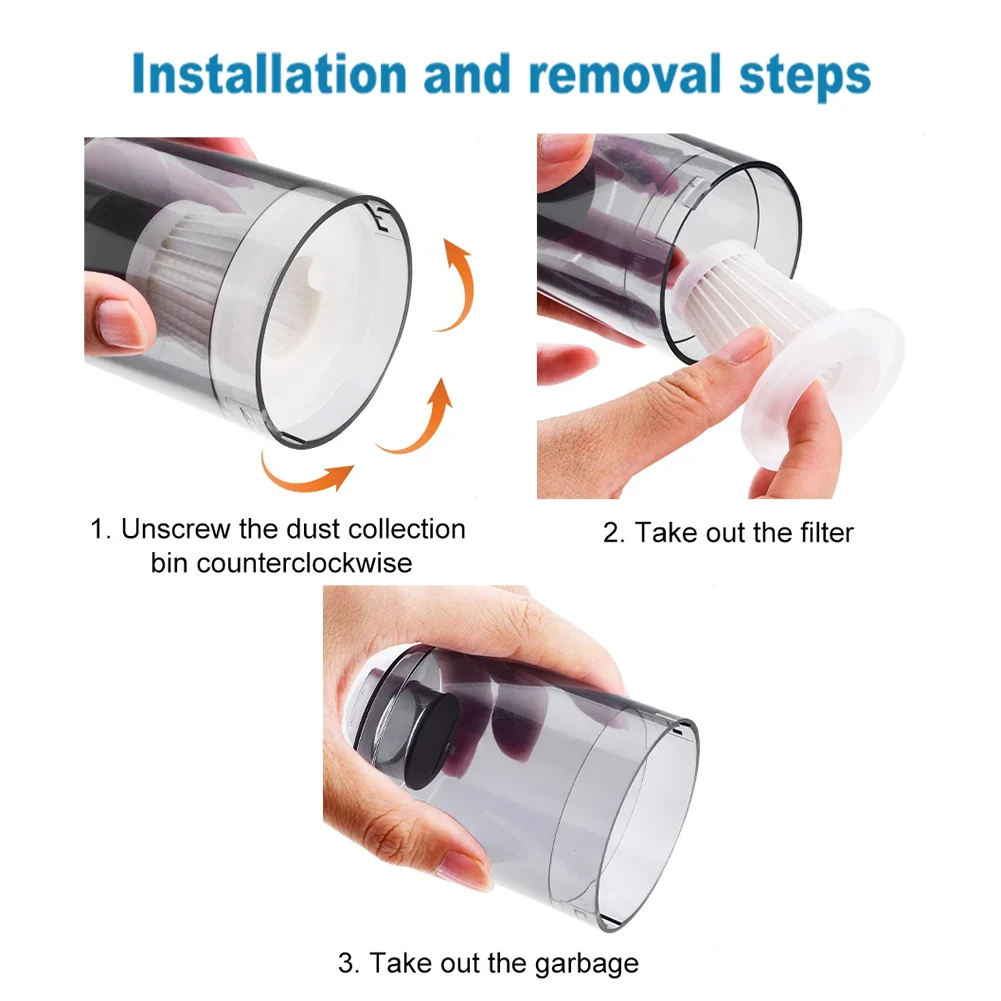 2/3/5pcs Reusable Filters For Car Hand Vacuum Cleaner Accessories Washable Household Cleaning Tool Spare Parts Replacement
2/3/5pcs Reusable Filters For Car Hand Vacuum Cleaner Accessories Washable Household Cleaning Tool Spare Parts Replacement