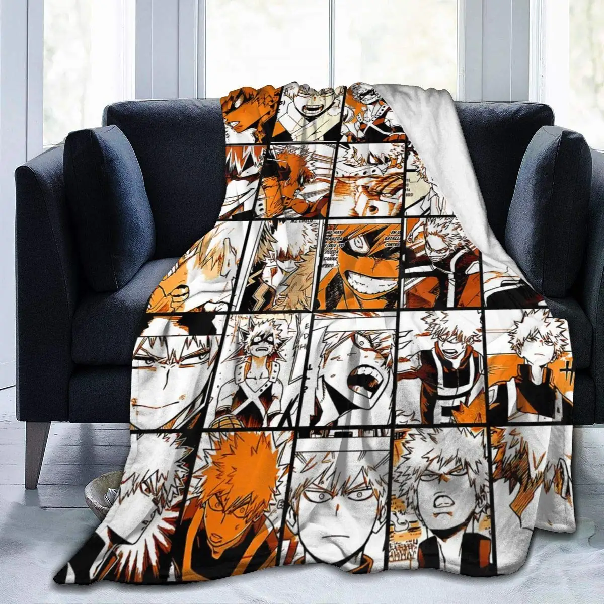3D Print Anti-Pilling Flannel Blanket Throw Anime Bakugo Katsuki MHA Luxury Blanket for Home Sofa Couch 100x120cm
3D Print Anti-Pilling Flannel Blanket Throw Anime Bakugo Katsuki MHA Luxury Blanket for Home Sofa Couch 100x120cm