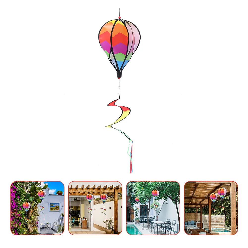 Colorful Wind Stripe Ornament Yard Hanging Decoration Hot Air Balloon Decorations Garden Spinners Party
Colorful Wind Stripe Ornament Yard Hanging Decoration Hot Air Balloon Decorations Garden Spinners Party