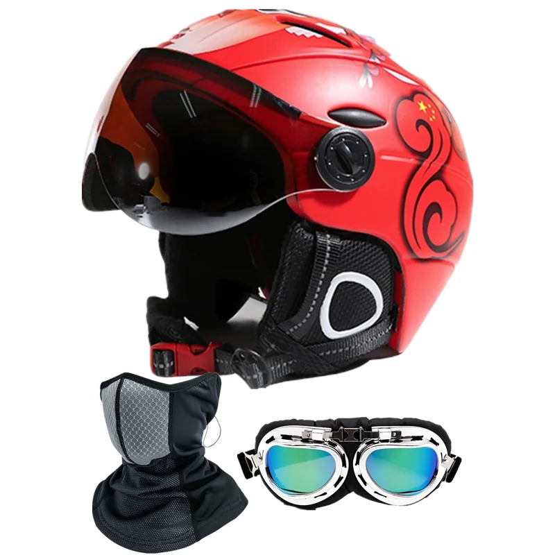 (Spot) New Professional Snowboard Helmet Men and Women Outdoor Sports Snow Entertainment Equipment with Mask Goggles
(Spot) New Professional Snowboard Helmet Men and Women Outdoor Sports Snow Entertainment Equipment with Mask Goggles