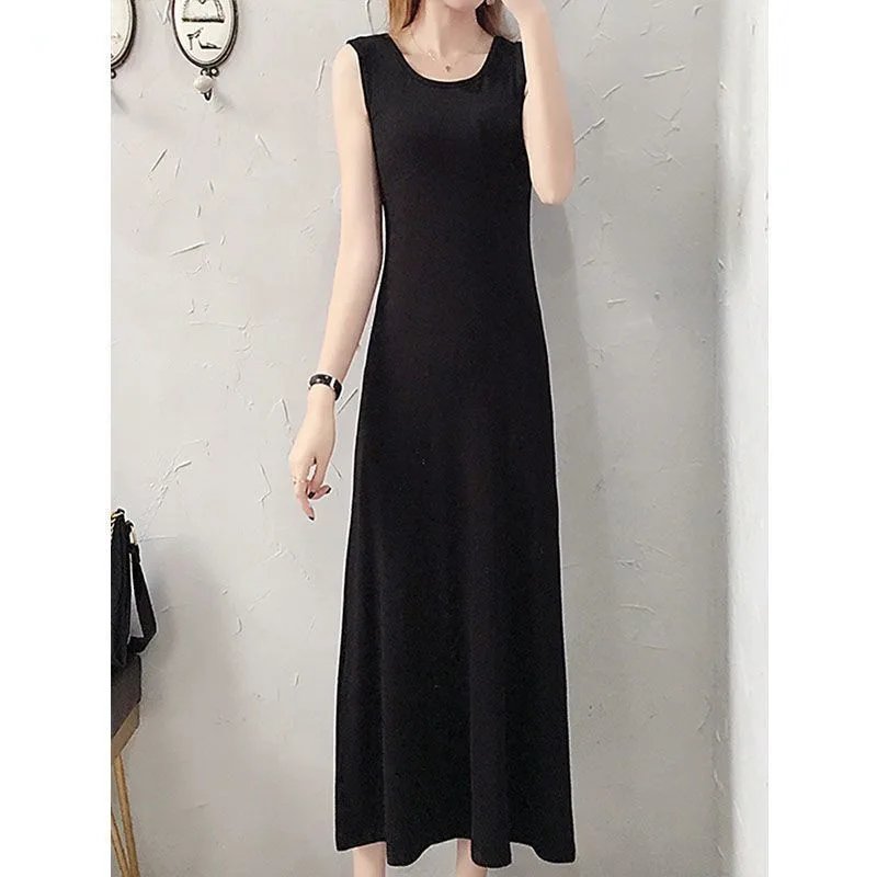 2022 New Summer Bottoming Dress Women's Inner Sleeveless Mopping Long Skirt Black Vest Suspenders A-Line Long Skirt
2022 New Summer Bottoming Dress Women's Inner Sleeveless Mopping Long Skirt Black Vest Suspenders A-Line Long Skirt