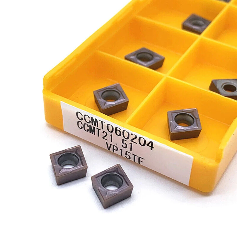 10 Pcs CCMT060204 Carbide Inserts Blades For Stainless Steel Machining Metalworking Tools Turning Tools VP15TF
10 Pcs CCMT060204 Carbide Inserts Blades For Stainless Steel Machining Metalworking Tools Turning Tools VP15TF