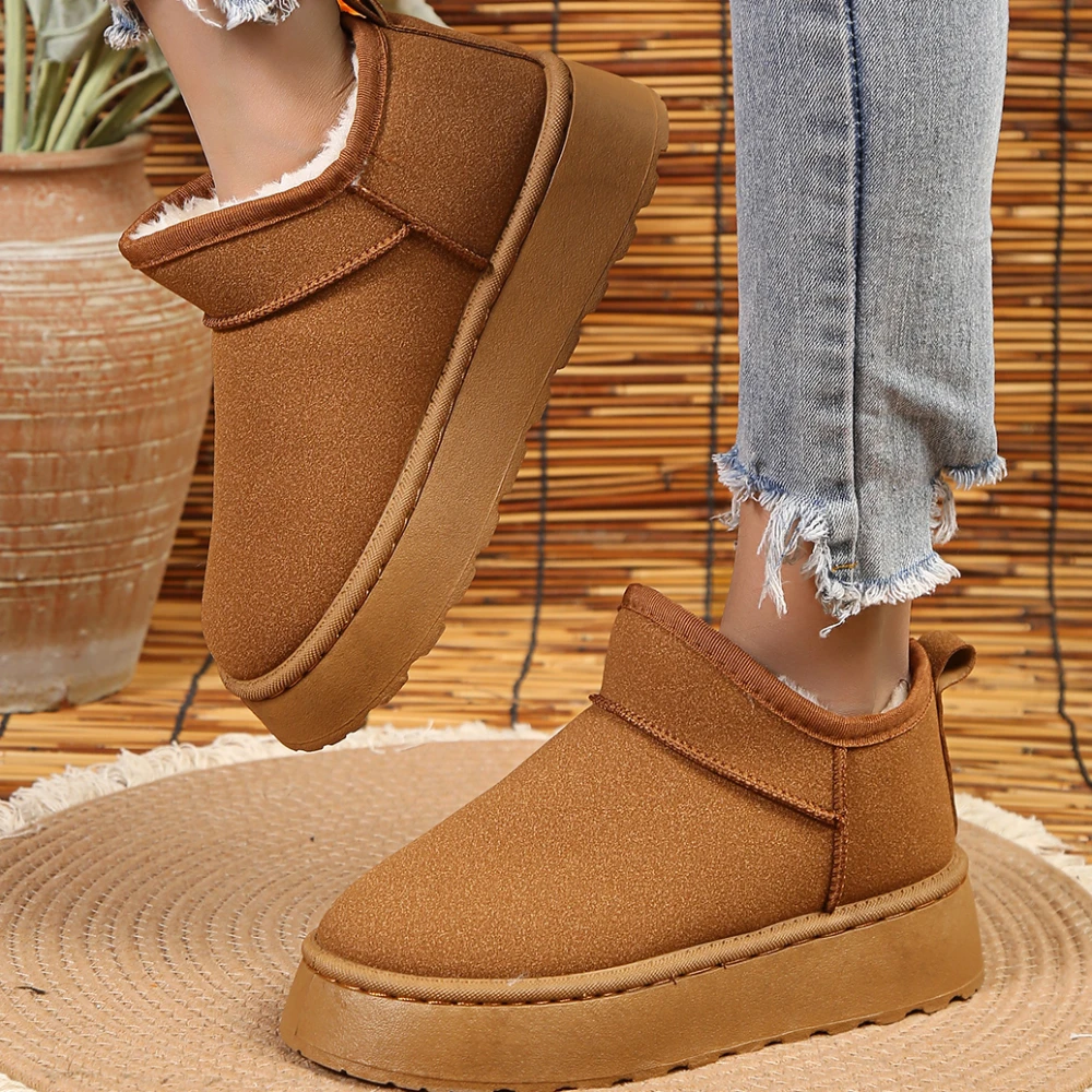 Ankle Flats Platform Women Snow Boots Suede Plush Warm Casual Shoes 2023 Winter New Thick Goth Fashion Shoes Chelsea Women Boots
Ankle Flats Platform Women Snow Boots Suede Plush Warm Casual Shoes 2023 Winter New Thick Goth Fashion Shoes Chelsea Women Boots