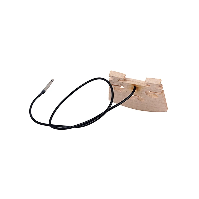 3Pcs Violin Bridge With Internally Mounted Piezo Pickup For 4/4 Full Size Electric Violin Parts Replacement
3Pcs Violin Bridge With Internally Mounted Piezo Pickup For 4/4 Full Size Electric Violin Parts Replacement