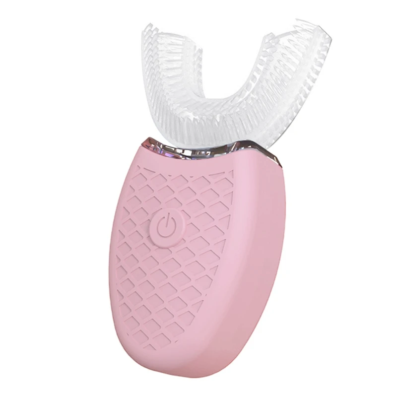 

Электрическая зубная щетка ультразвуковая U-образная зубная щетка es для отбеливания зубов 360 ° Чистка рта свободные руки защита десен