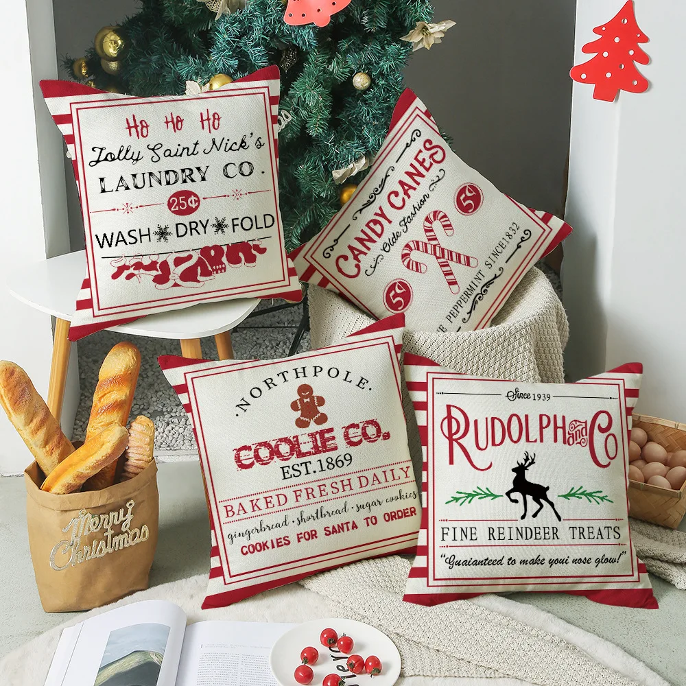 Red Letter Christmas Pillowcase Linen Printing Home Pillowcase Sofa Cover Polyester Pillowcase 45*45cm Custom Home Pillowcase
Red Letter Christmas Pillowcase Linen Printing Home Pillowcase Sofa Cover Polyester Pillowcase 45*45cm Custom Home Pillowcase