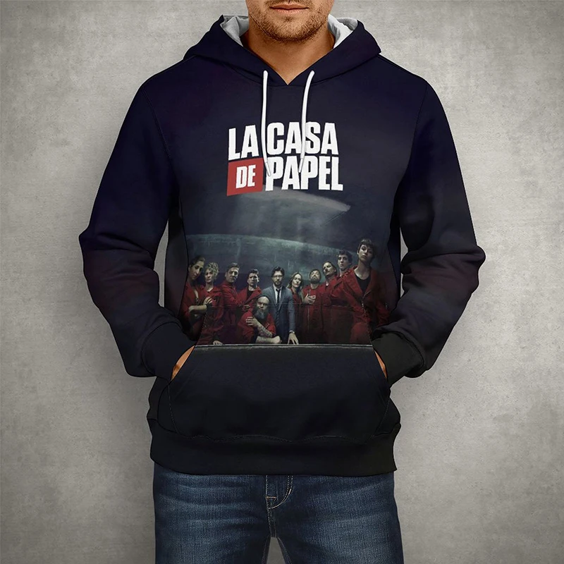 Spring Autumn New TV Drama La Casa De Papel 3D Print Fashion Hoodies Men Women Casual Long Sleeve Cool Boy Girl Harajuku Tops
Spring Autumn New TV Drama La Casa De Papel 3D Print Fashion Hoodies Men Women Casual Long Sleeve Cool Boy Girl Harajuku Tops