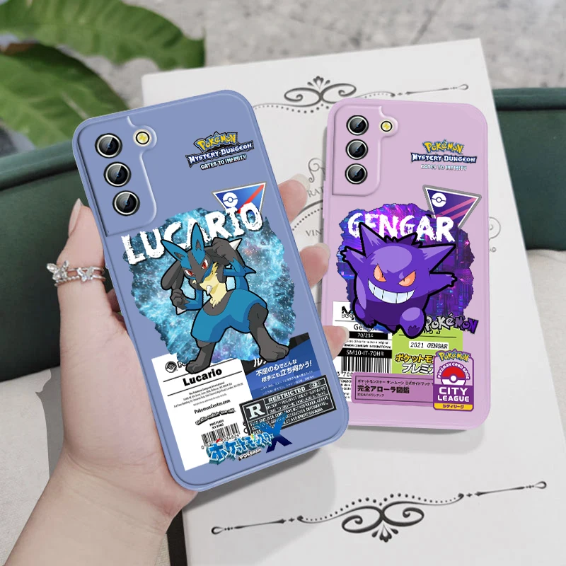 Pokemons Mewtwo Gengar Lucario Phone Case For Samsung Galaxy S23 S22 S21 S20 Pro FE S10 Note 20 Plus Ultra Liquid Rope Cover
Pokemons Mewtwo Gengar Lucario Phone Case For Samsung Galaxy S23 S22 S21 S20 Pro FE S10 Note 20 Plus Ultra Liquid Rope Cover