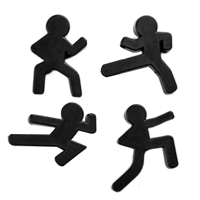 Refrigerator Magnet Man Magnetic Stickman Toys For Fridge 4Pcs Black Silhouette Magnets For Refrigerators Fridges Whiteboard
Refrigerator Magnet Man Magnetic Stickman Toys For Fridge 4Pcs Black Silhouette Magnets For Refrigerators Fridges Whiteboard