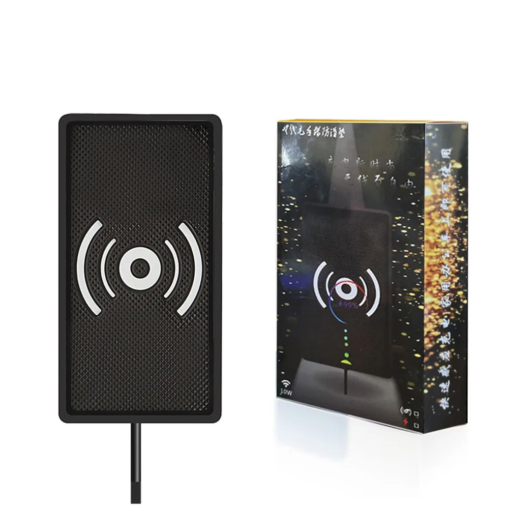 New Car QI Standard Wireless Charging Launch Pad Non-Slip Silicone Cradle Stand Dock 10W Car Charger 5V/2A 9V/1.67A PVC+PCB
New Car QI Standard Wireless Charging Launch Pad Non-Slip Silicone Cradle Stand Dock 10W Car Charger 5V/2A 9V/1.67A PVC+PCB