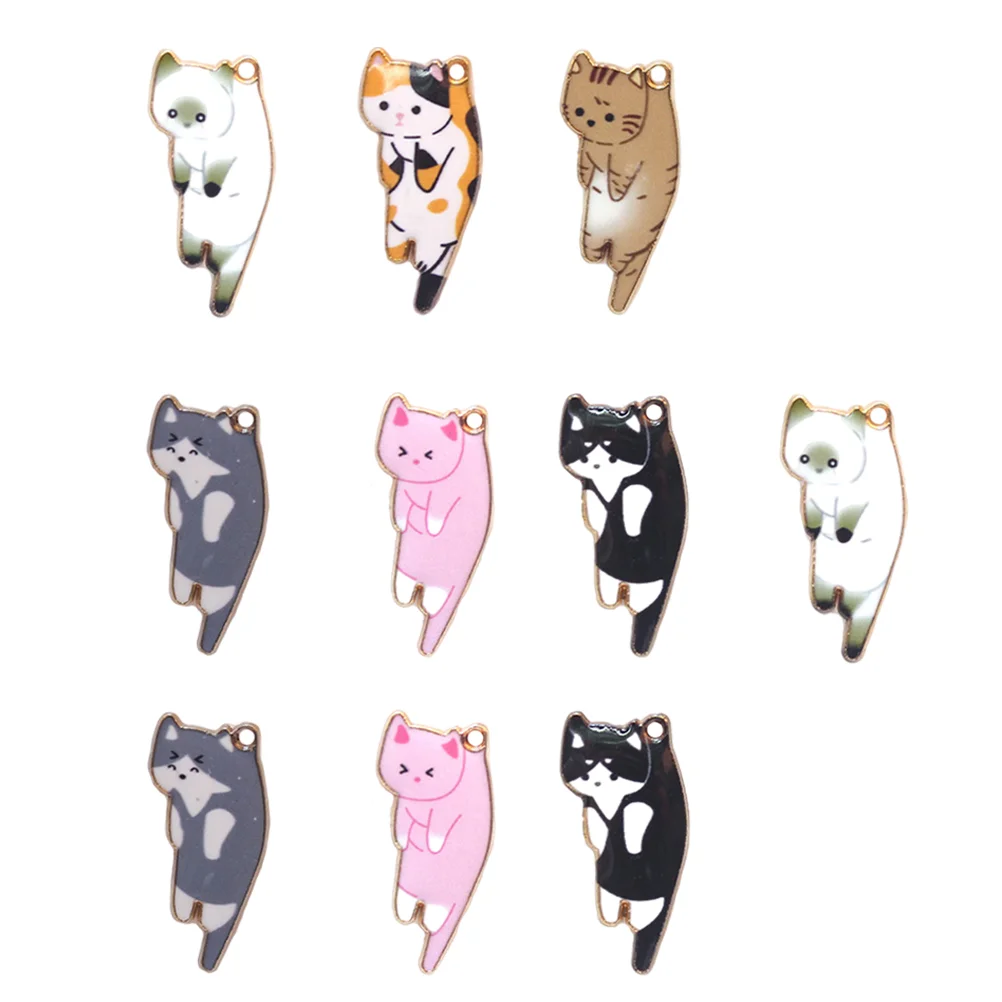 30 Pcs Pendant Cat Alloy Animal Earrings Girls Jewelry Pendants Semi-finished DIY
30 Pcs Pendant Cat Alloy Animal Earrings Girls Jewelry Pendants Semi-finished DIY