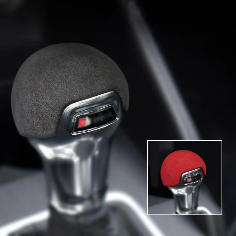 

Alcantara Gear Lever Stick Shift Knob Cap Cover for Audi A3 S3 2014 2015 2016 2017 2018, Q2 2018 2019 2020 2021
