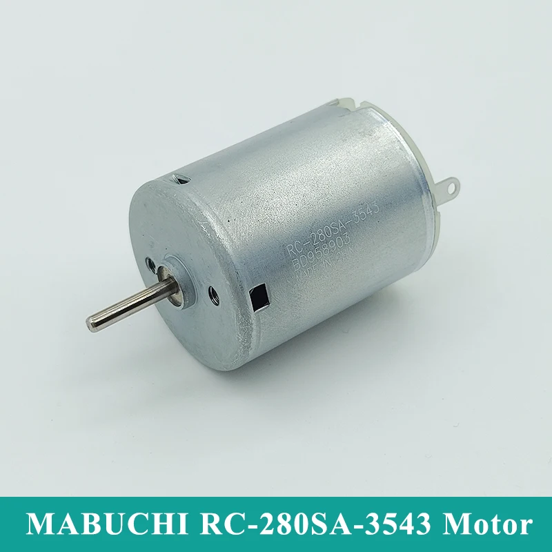 Mabuchi RC-280SA-3543 Mini 280 Motor DC 3V 4.5V 5V 17500RPM High Speed Carbon Brush Micro 24mm Electric Motor DIY Hobby Toy Car
Mabuchi RC-280SA-3543 Mini 280 Motor DC 3V 4.5V 5V 17500RPM High Speed Carbon Brush Micro 24mm Electric Motor DIY Hobby Toy Car