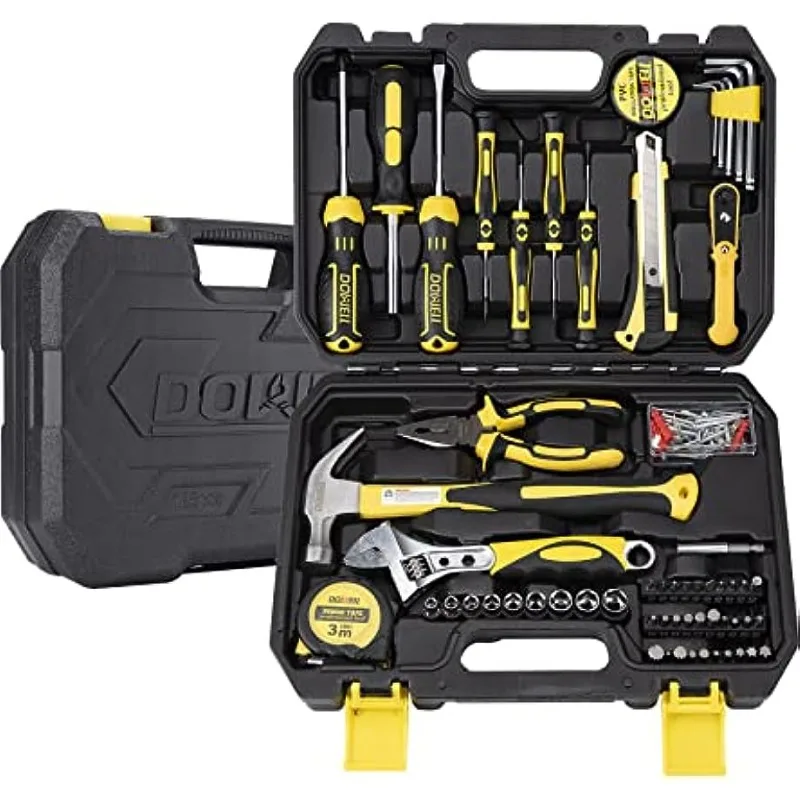 XMSJ toolbox for mechanics Tool Set, Auto Repair Household Tool Kit Bits Set and Plastic Toolbox Storage Case
XMSJ toolbox for mechanics Tool Set, Auto Repair Household Tool Kit Bits Set and Plastic Toolbox Storage Case