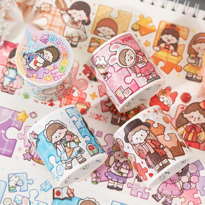1PCS 4.5cm*3m Cartoon Cute Sticker Luggage Skateboard Notebook Diy Hand Account Laptop Stationery Material Sticker Washi Tape
1PCS 4.5cm*3m Cartoon Cute Sticker Luggage Skateboard Notebook Diy Hand Account Laptop Stationery Material Sticker Washi Tape
