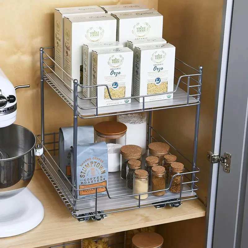 , Shock-Proof Design Silver Finish Shock-Proof Design Tier Sliding Pull-Out Pantry Cabinet Storage System: Innovative and Practi
, Shock-Proof Design Silver Finish Shock-Proof Design Tier Sliding Pull-Out Pantry Cabinet Storage System: Innovative and Practi