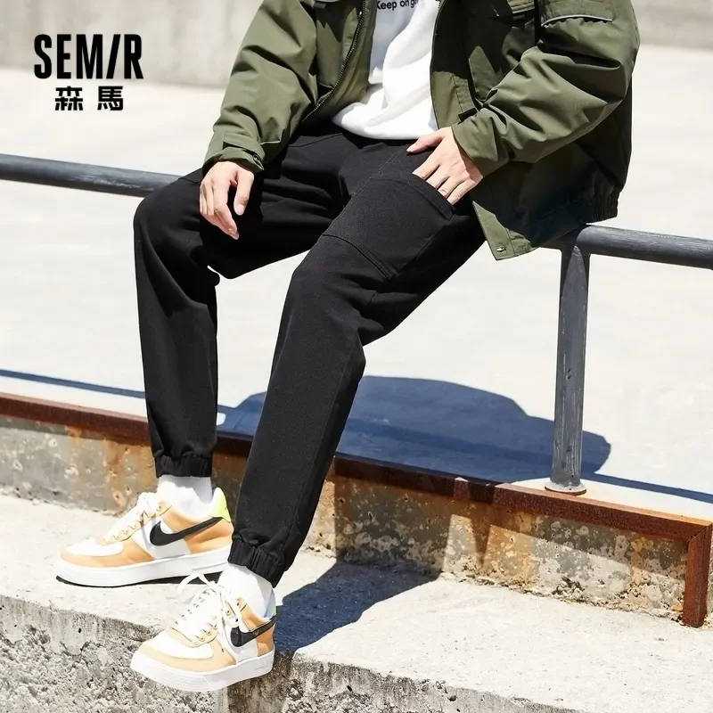 Брюки SEMIR мужские однотонные до щиколотки, шикарные простые зимние универсальные мешковатые Широкие штаны для отдыха, модные штаны в Корейс...
Брюки SEMIR мужские однотонные до щиколотки, шикарные простые зимние универсальные мешковатые Широкие штаны для отдыха, модные штаны в Корейс...