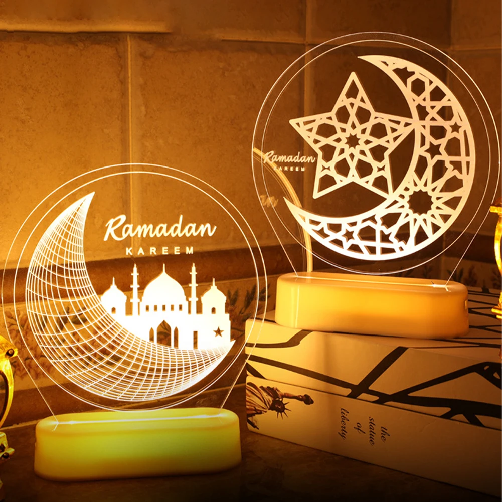 EID LED Mubarak Acrylic Night Light Ramadan Lamps Muslim Islamic Table Decor + Remote Control
EID LED Mubarak Acrylic Night Light Ramadan Lamps Muslim Islamic Table Decor + Remote Control