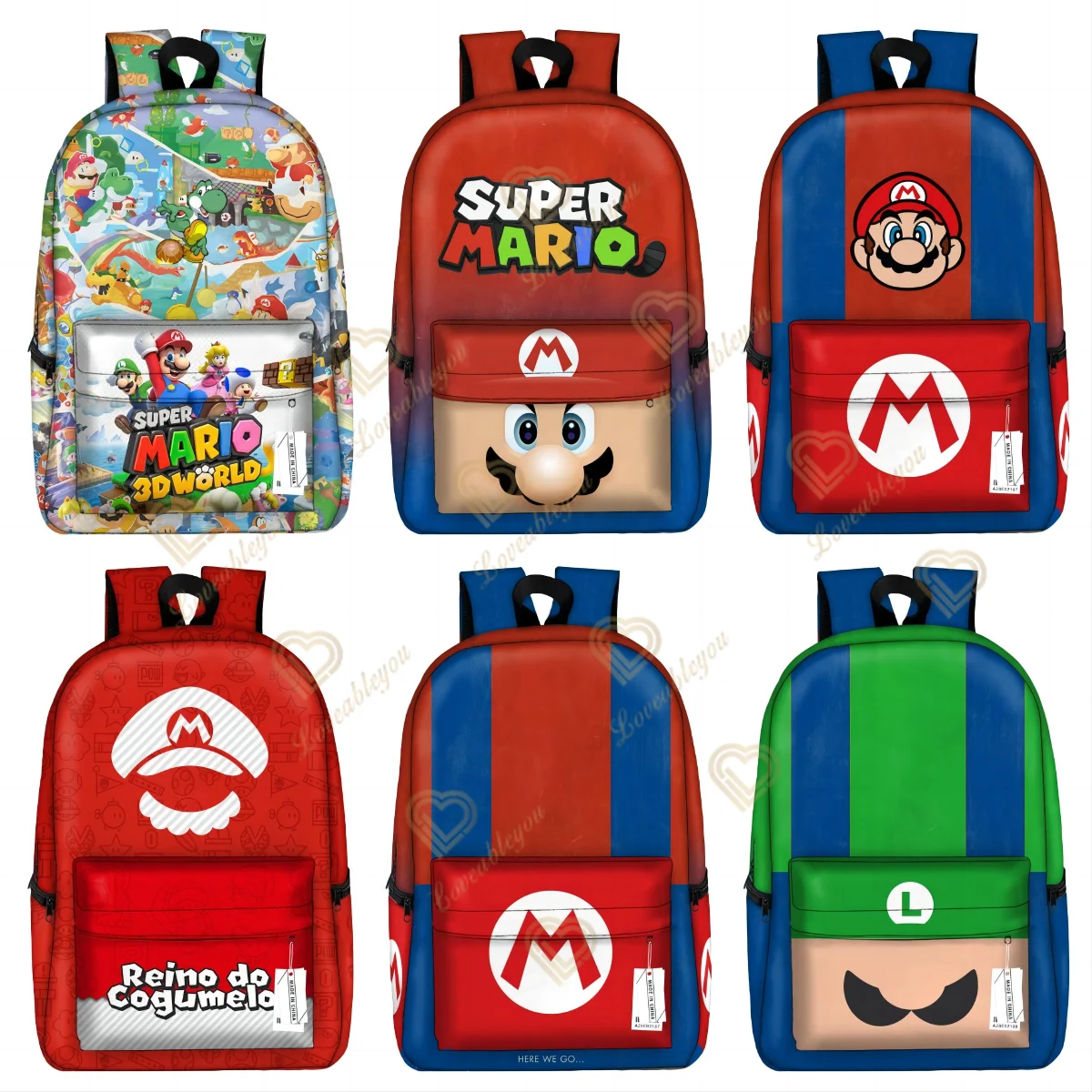 

Super Mario Children Backpack Students Schoolbag Teenager Boy Girl Shoulder Bags Orthopedic Mochila Bolsas Birthday Gift