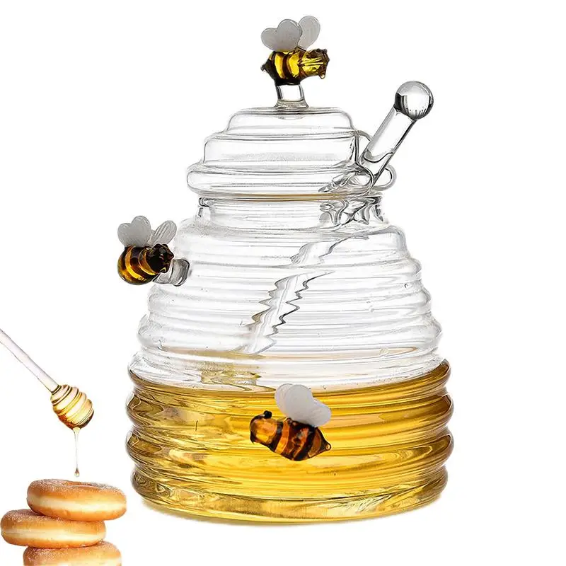 Unique Glass Honeycomb Tank Kitchen Tools Glass Honey Storage Container With Dipper And Lid Honey Bottle Kitchen Accessories
Unique Glass Honeycomb Tank Kitchen Tools Glass Honey Storage Container With Dipper And Lid Honey Bottle Kitchen Accessories