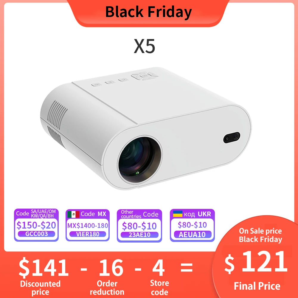 Wanbo TT Mini Projector Netflix Certified 1080P Linux System 15000 Lumens 4K Dolby Audio HDR10 5G Smart Home Theater Projetor
Wanbo TT Mini Projector Netflix Certified 1080P Linux System 15000 Lumens 4K Dolby Audio HDR10 5G Smart Home Theater Projetor