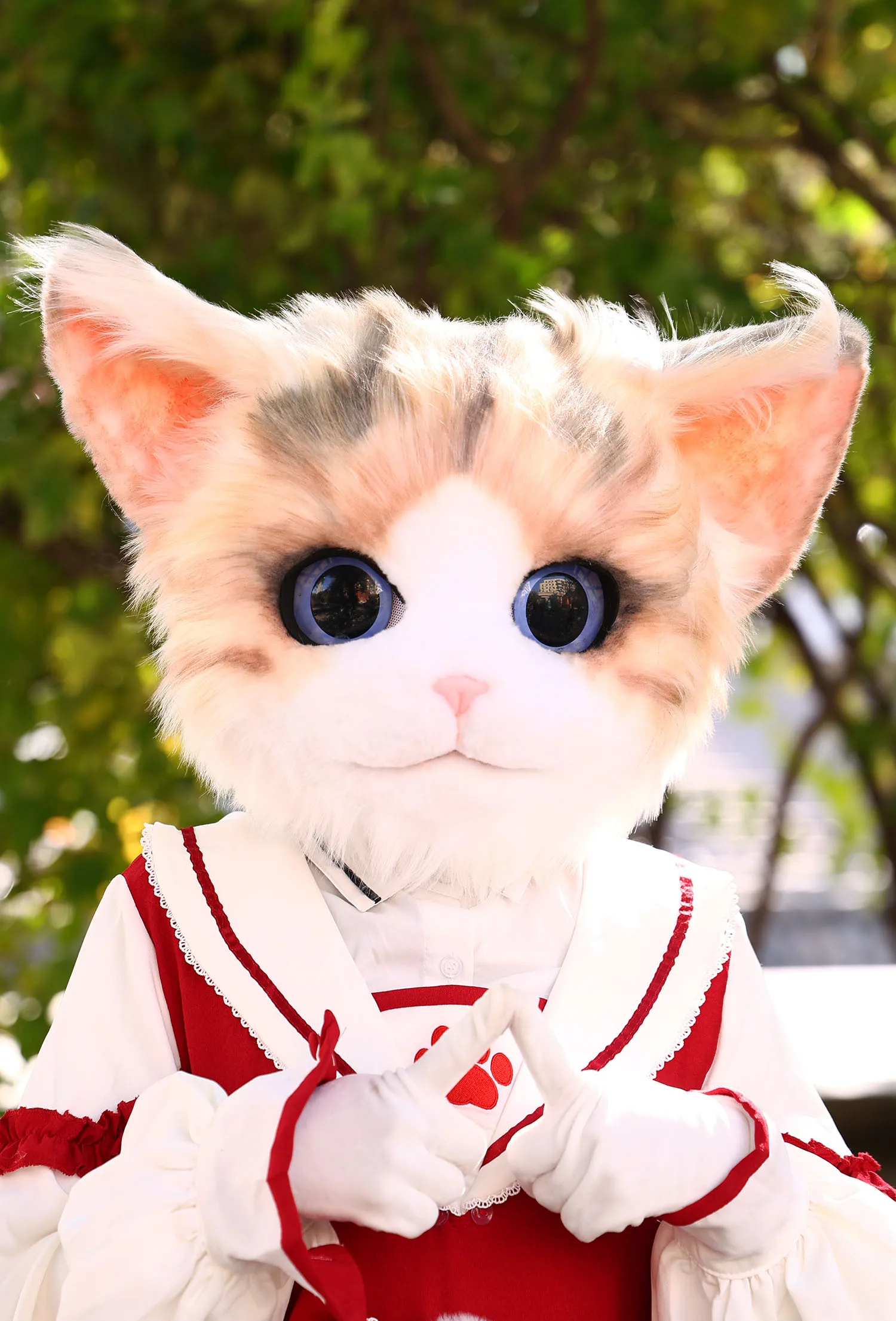 Пушистая маска кота Кигуруми
Пушистая маска кота Кигуруми