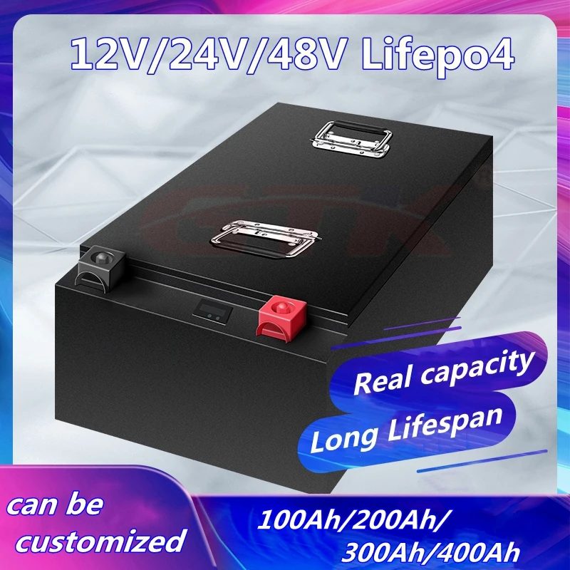 GKT 12V 24V 48V 100Ah 200Ah 300Ah 400Ah Lifepo4 battery for solar inverter motorhome outdoor back up power supply
GKT 12V 24V 48V 100Ah 200Ah 300Ah 400Ah Lifepo4 battery for solar inverter motorhome outdoor back up power supply