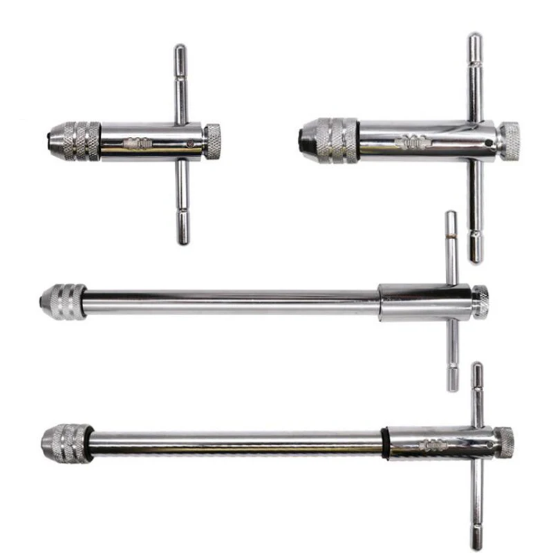 Tap Wrench M3-M8 / M5-M12 Adjustable Ratchet Tap Screwdriver Wrench Hand Tools High Carbon Steel Tap Wrench
Tap Wrench M3-M8 / M5-M12 Adjustable Ratchet Tap Screwdriver Wrench Hand Tools High Carbon Steel Tap Wrench