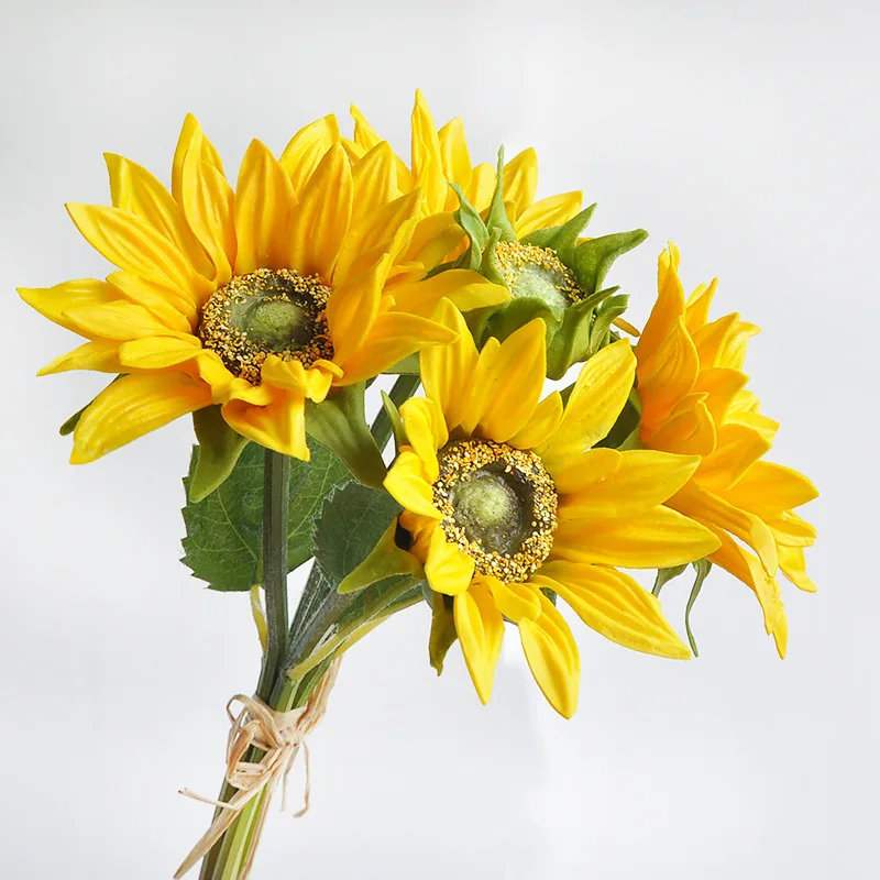Искусственный силиконовый букет подсолнухов, Искусственный цветок, Настоящее прикосновение, Поддельные растения, Свадебные украшения, Домашний грен, 6 шт.
Искусственный силиконовый букет подсолнухов, Искусственный цветок, Настоящее прикосновение, Поддельные растения, Свадебные украшения, Домашний грен, 6 шт.
