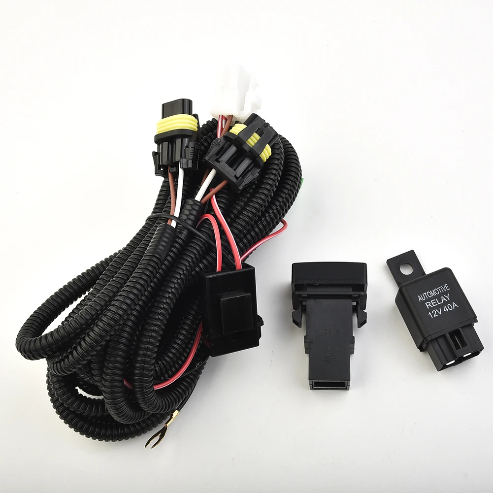 H11 Fog Light Wiring Harness Socket With LED Indicator Switch + Automotive Relay Automotive Electronic Accessories
H11 Fog Light Wiring Harness Socket With LED Indicator Switch + Automotive Relay Automotive Electronic Accessories