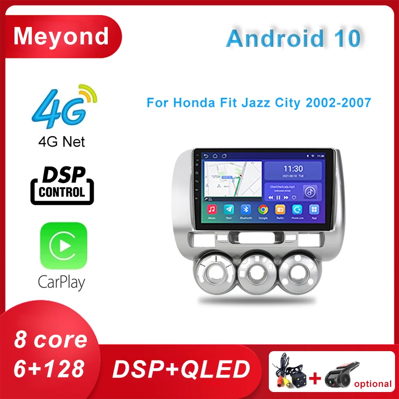 Автомобильный радиоприемник 6 + 128 ГБ Android для Honda Fit Jazz City 2002-2007 Carplay 4G Автомобильный мультимедийный плеер GPS DSP 2din Авторадио Стерео
Автомобильный радиоприемник 6 + 128 ГБ Android для Honda Fit Jazz City 2002-2007 Carplay 4G Автомобильный мультимедийный плеер GPS DSP 2din Авторадио Стерео