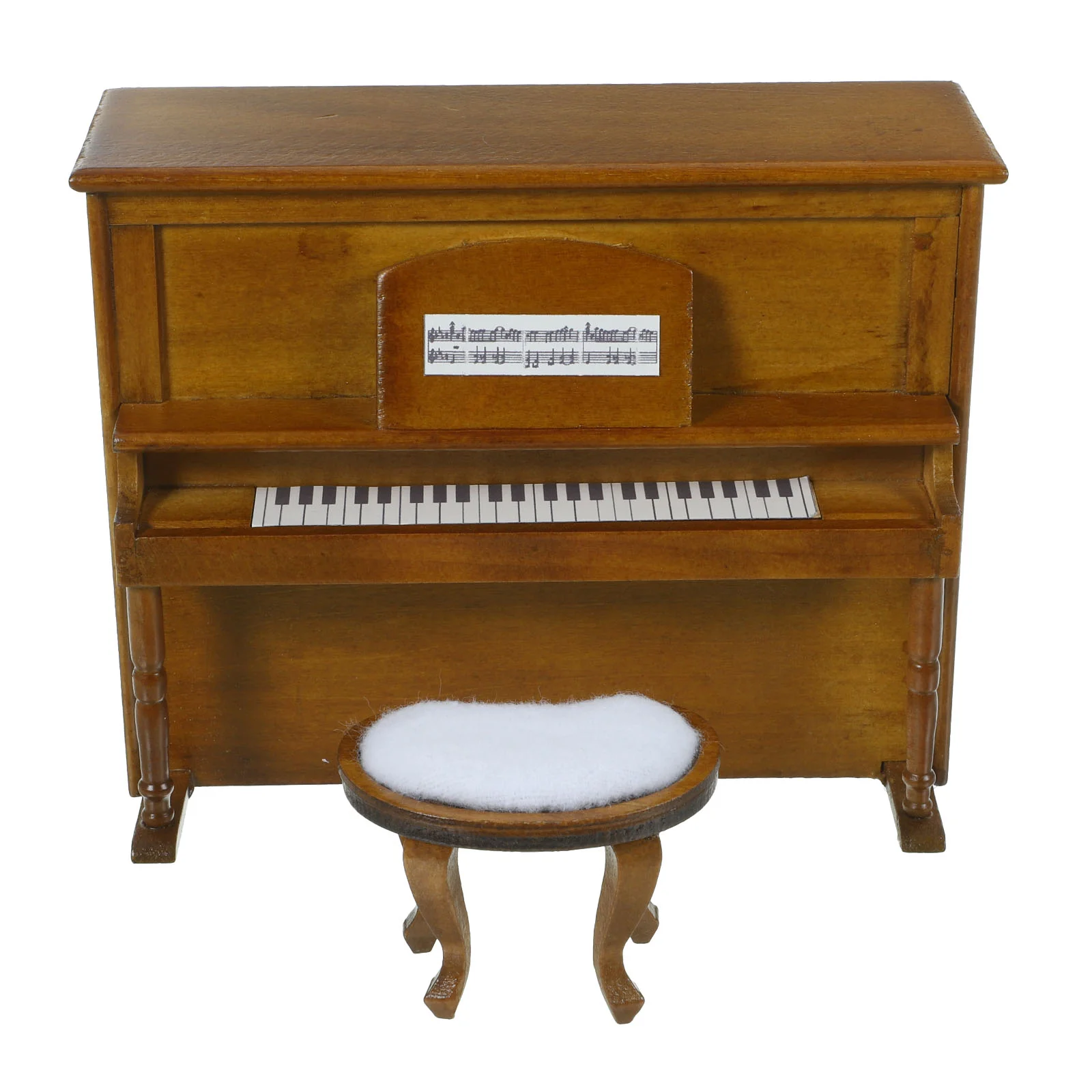 1 Set of Mini Piano and Stool Model Miniature House Piano Statue Decorative Piano and Stool Sculptures
1 Set of Mini Piano and Stool Model Miniature House Piano Statue Decorative Piano and Stool Sculptures
